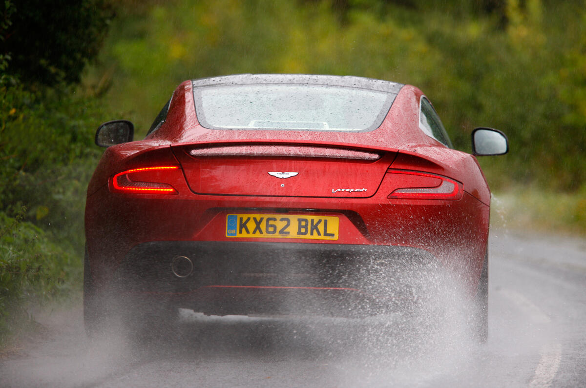 Aston Martin Vanquish rear end