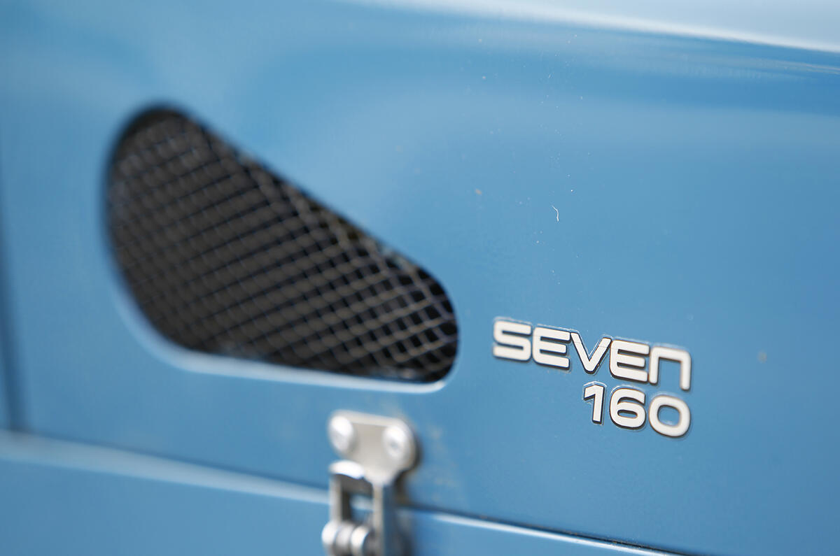 Caterham Seven 160 badging