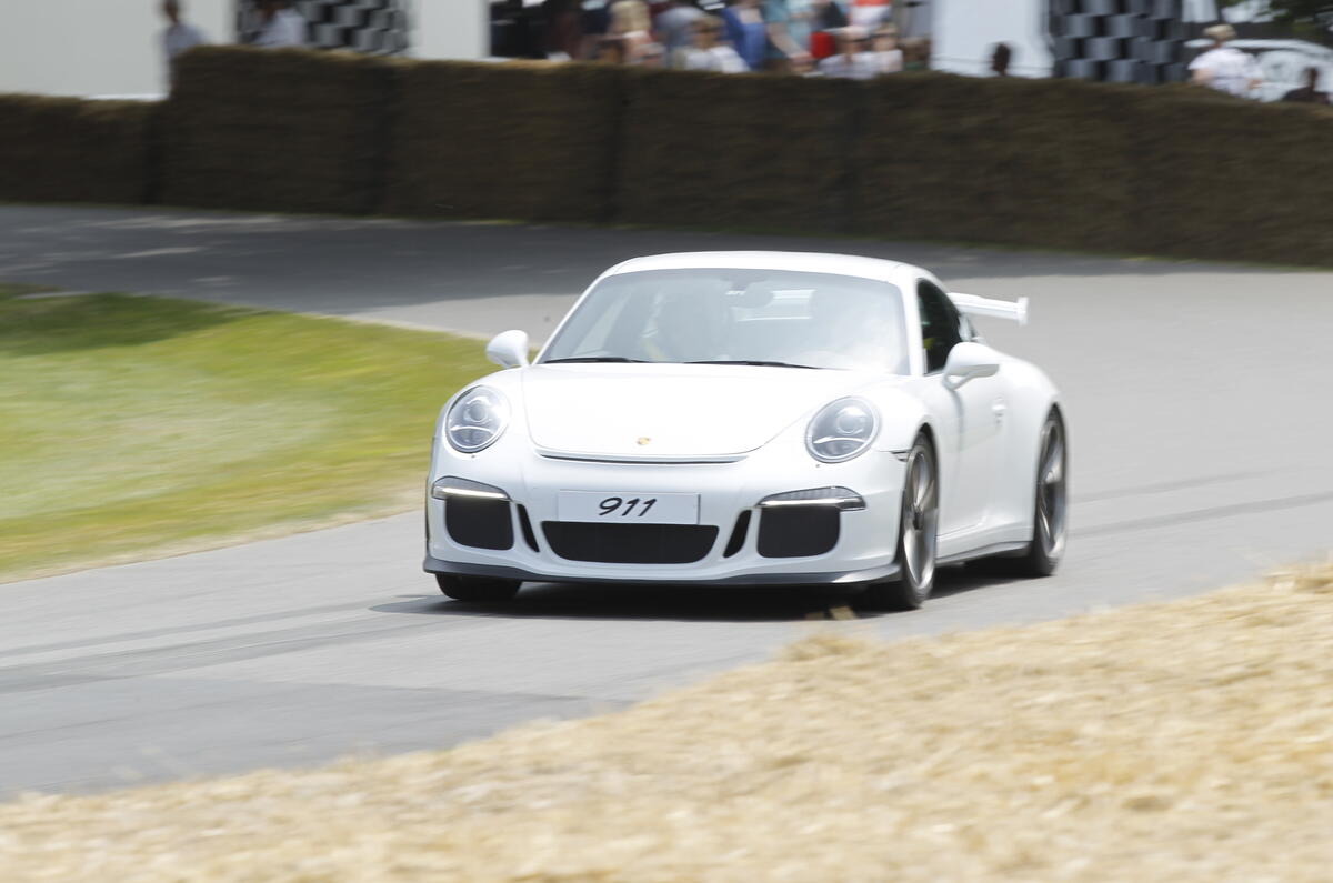 Goodwood Festival of Speed: Porsche 911 GT3 UK debut