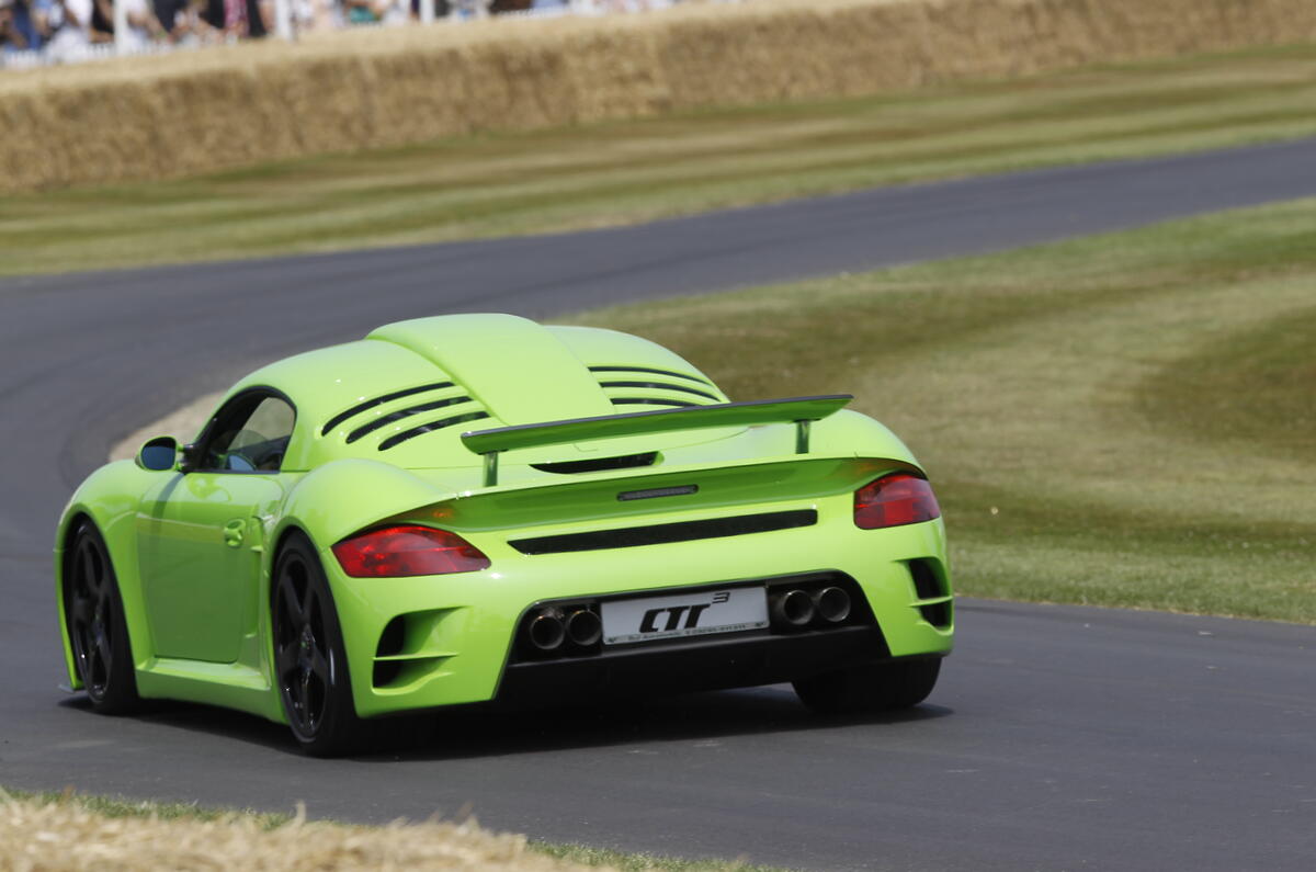 RUF CTR3 to tame Goodwood hillclimb