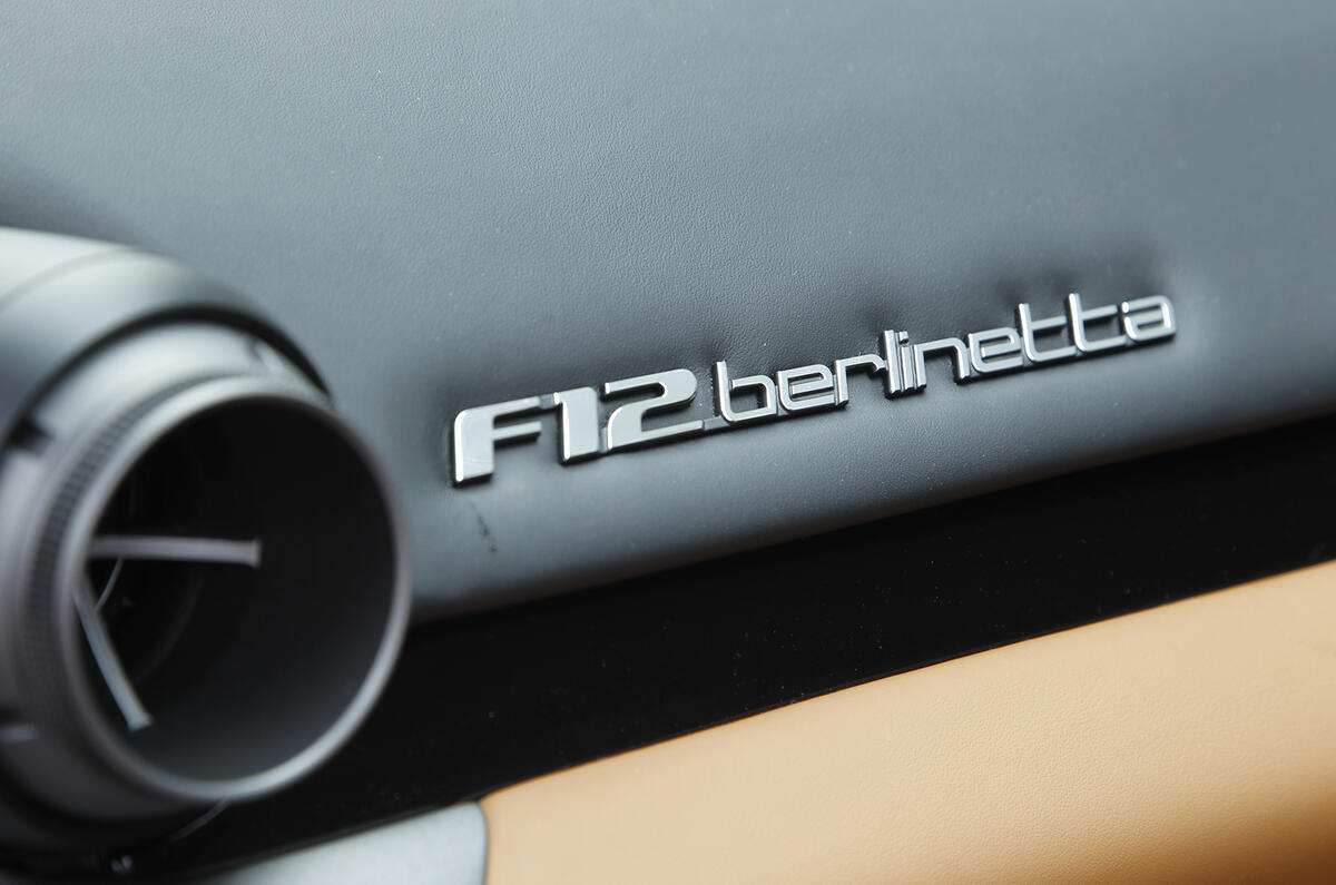 Ferrari F12 Berlinetta badging