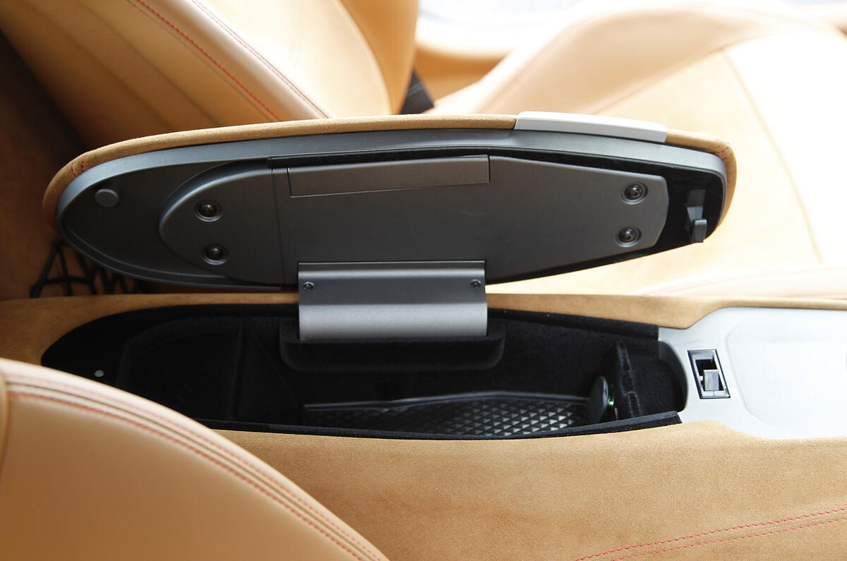 Ferrari F12 Berlinetta cubbyhole