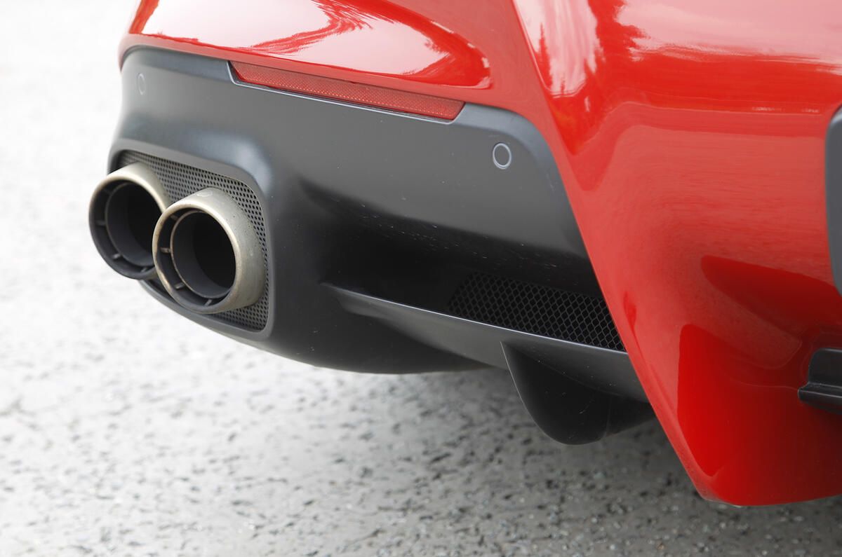 Ferrari F12 Berlinetta rear diffuser