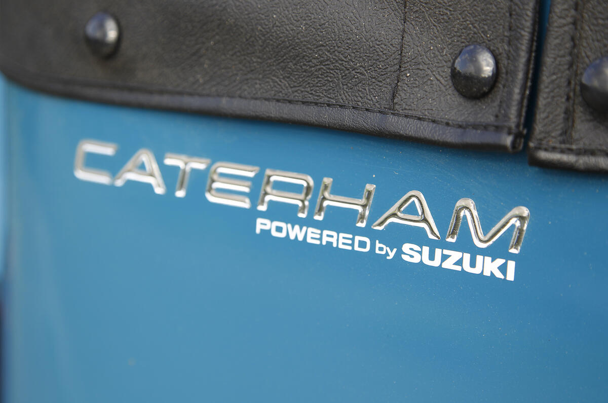 Caterham badging