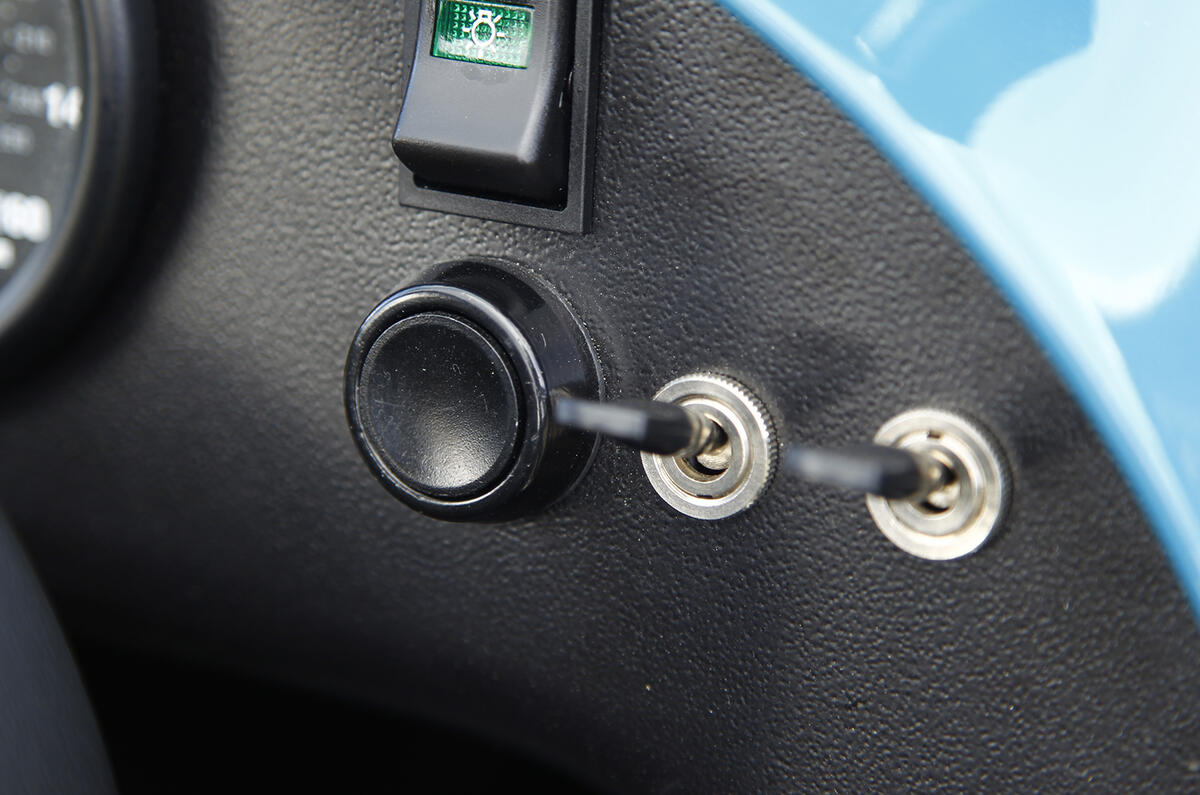 Caterham 160 black toggle switches