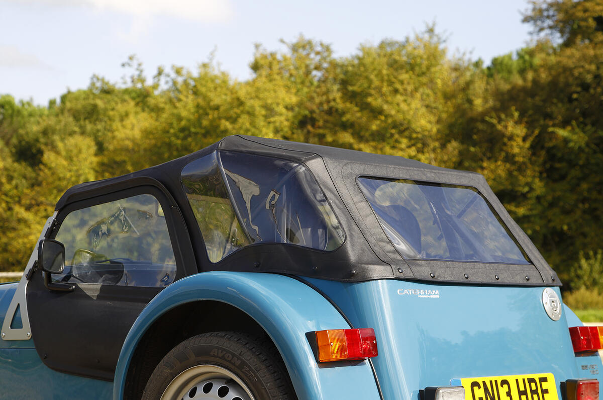 Caterham 160's roof up