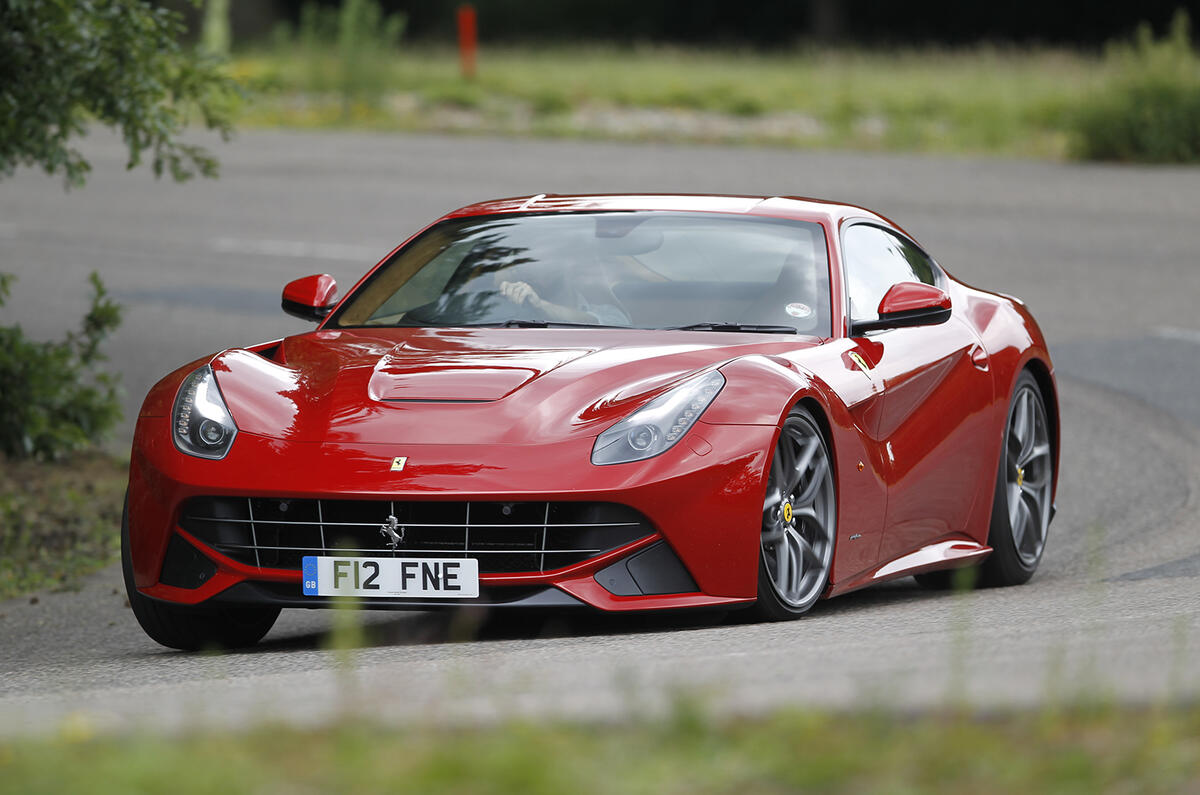 Ferrari F12 Berlinetta cornering