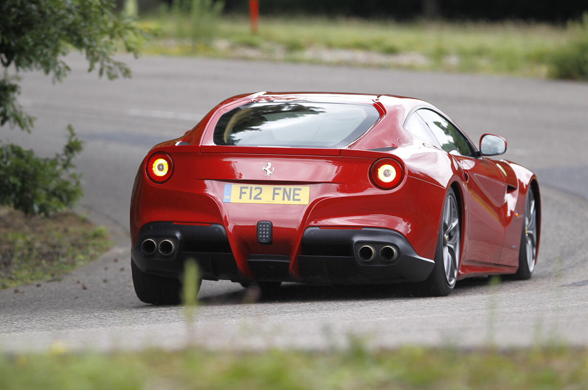 Ferrari F12 Berlinetta rear cornering