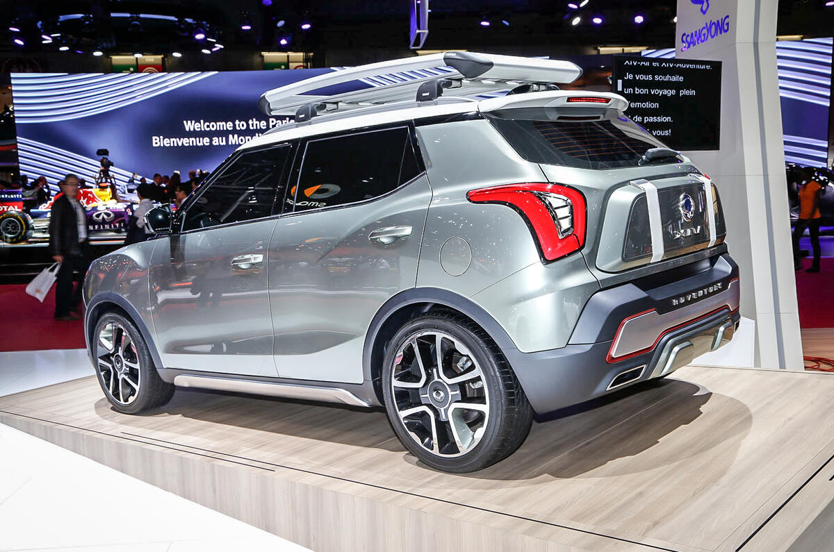SsangYong previews new XIV crossover with Paris motor show concepts SsangYong previews new XIV crossover with Paris motor show concepts