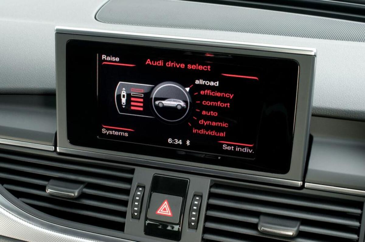 Infotainment in Audi A6 Allroad