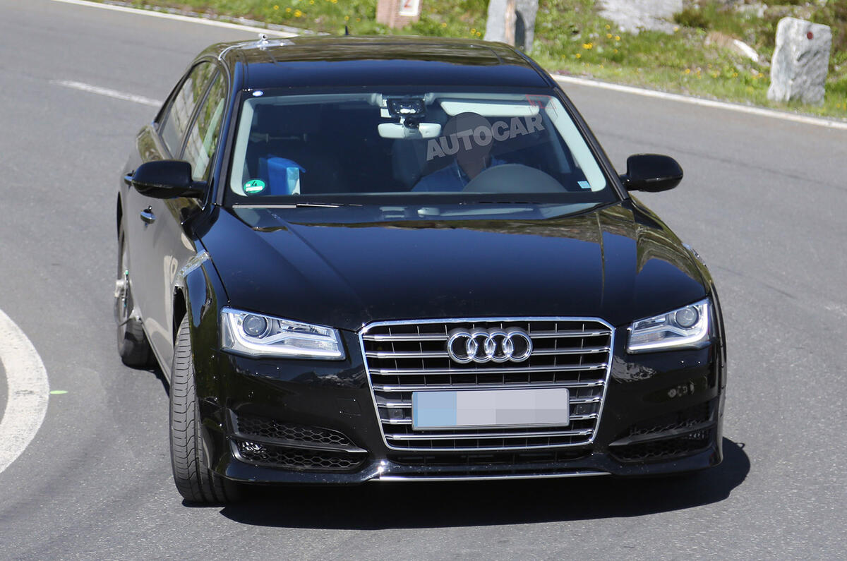 Audi starts testing on next-generation A8