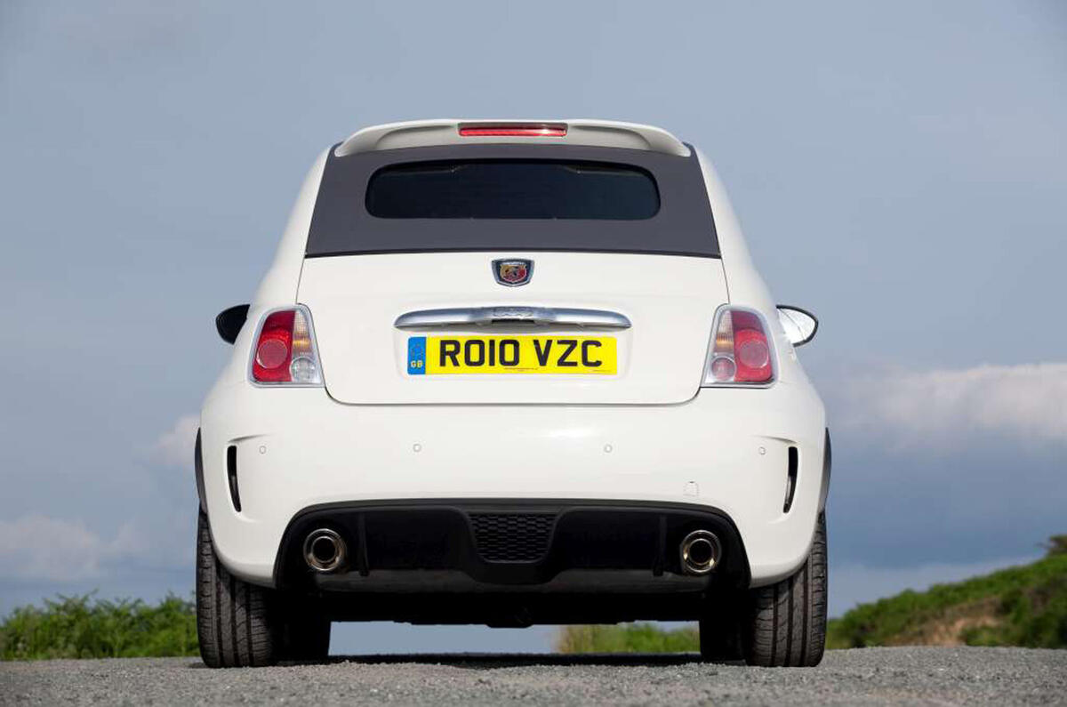 Abarth 595 rear end