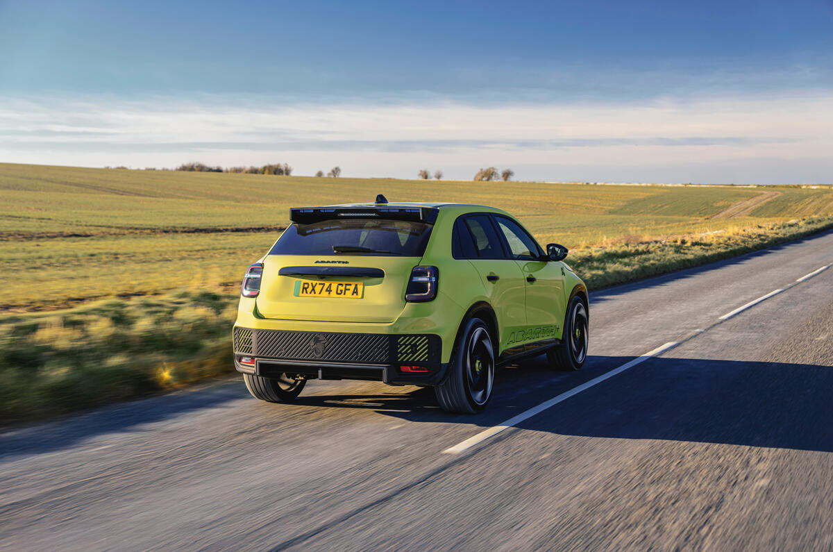 Abarth 600e rear Abarth 600e rear