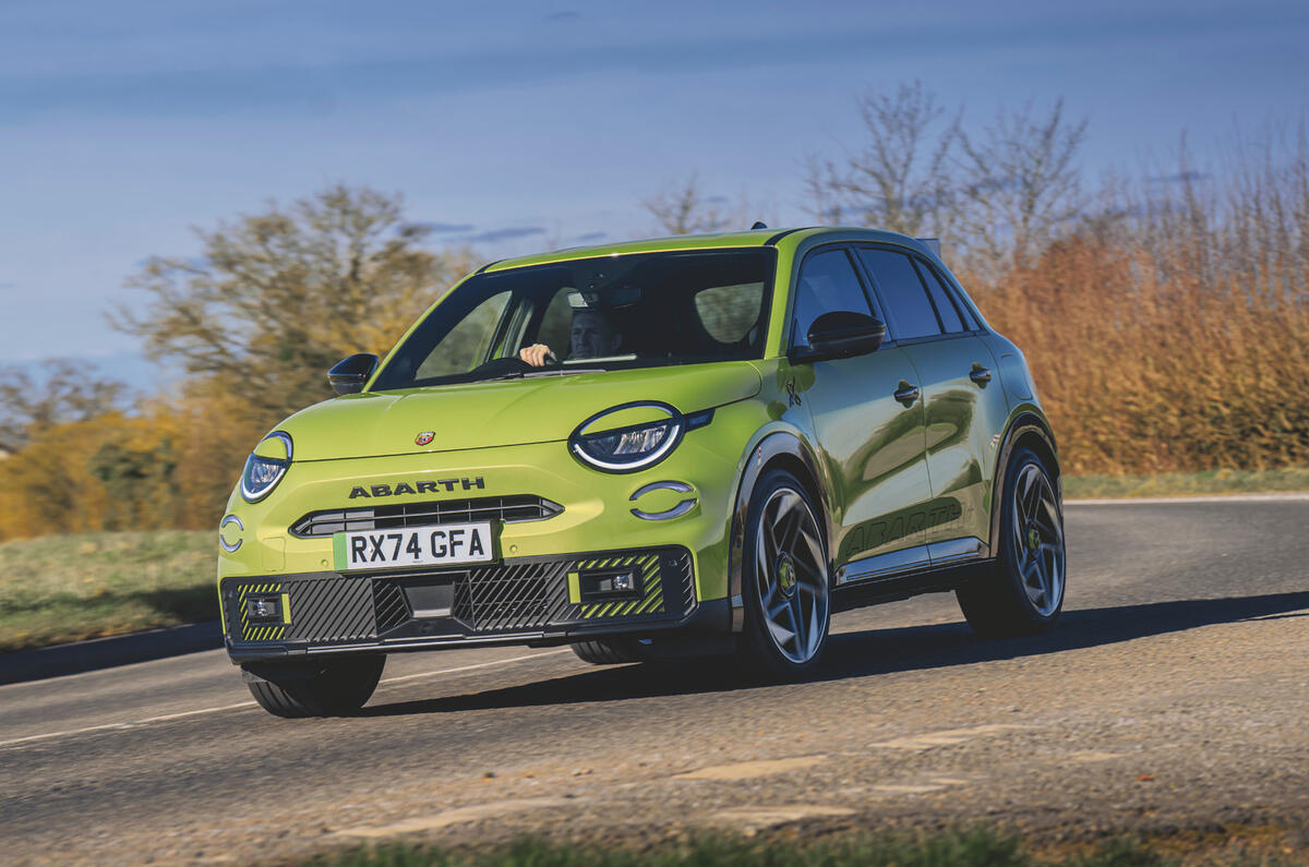 Abarth 600e ride and handling Abarth 600e ride and handling