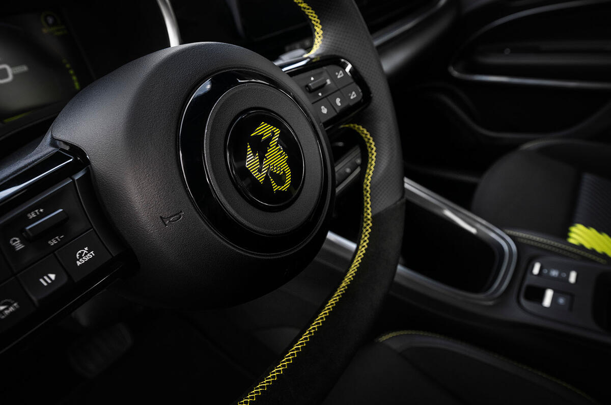Abarth 600e steering wheel Abarth 600e steering wheel