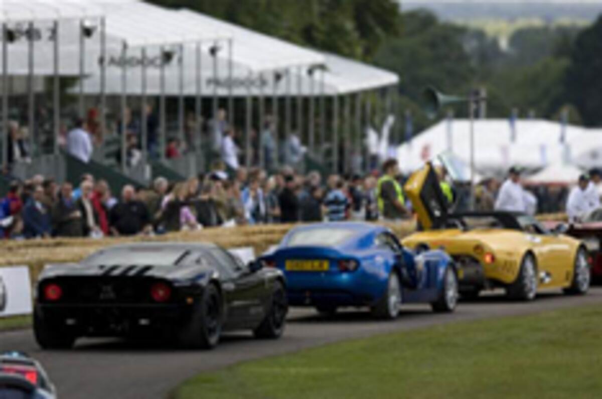 Festival of Speed: muddy good fun