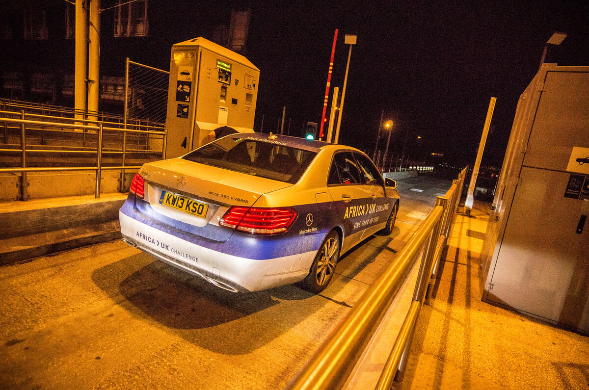 Mercedes E300 hybrid from Africa to Goodwood - picture special