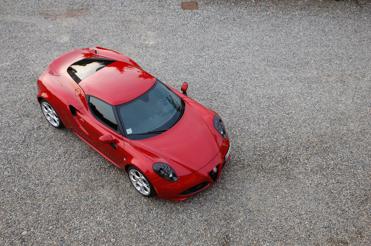 1100kg kerb weight for Alfa 4C