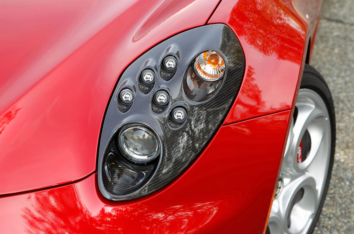 Distinctive Alfa Romeo 4C's headlights