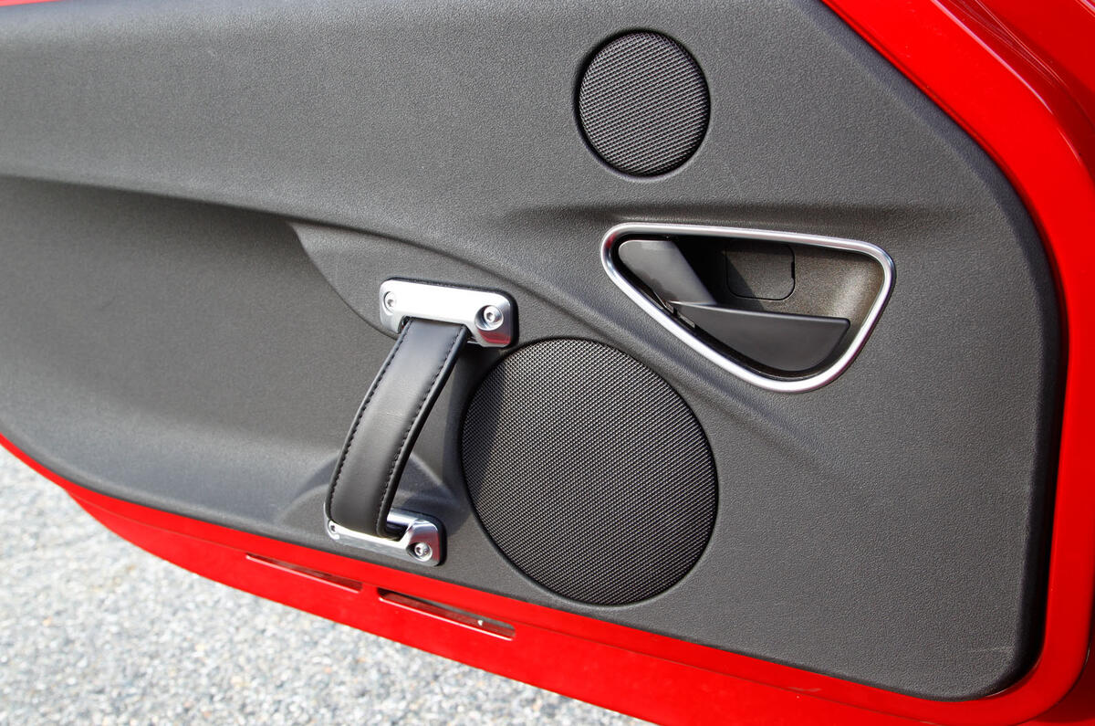 Lightweight Alfa Romeo 4C's door