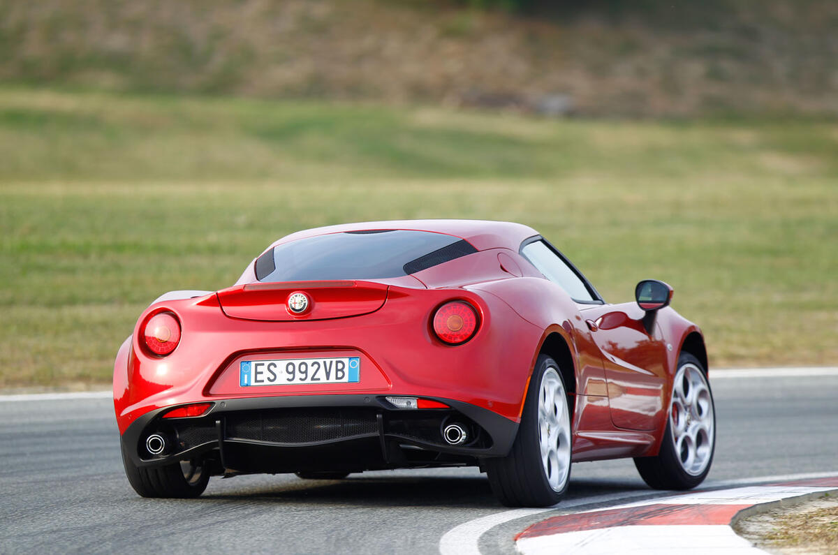 The lightweight Alfa Romeo 4C