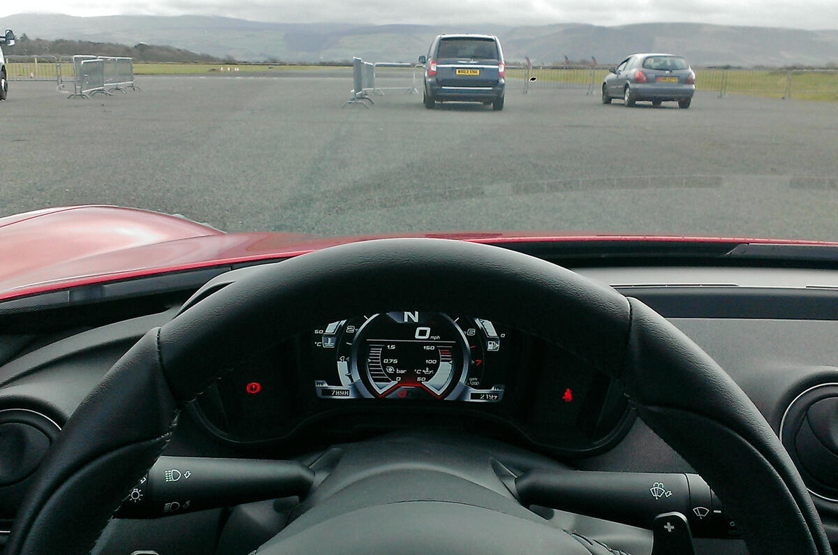 no title Ten minutes behind the wheel of an Alfa Romeo 4C