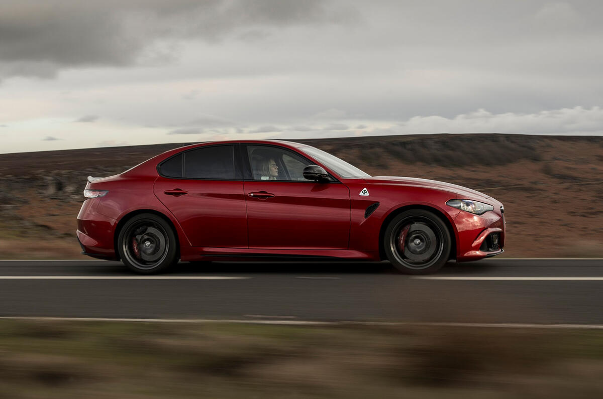 alfa romeo giulia qv review 2025 02 panning side alfa romeo giulia qv review 2025 02 panning side