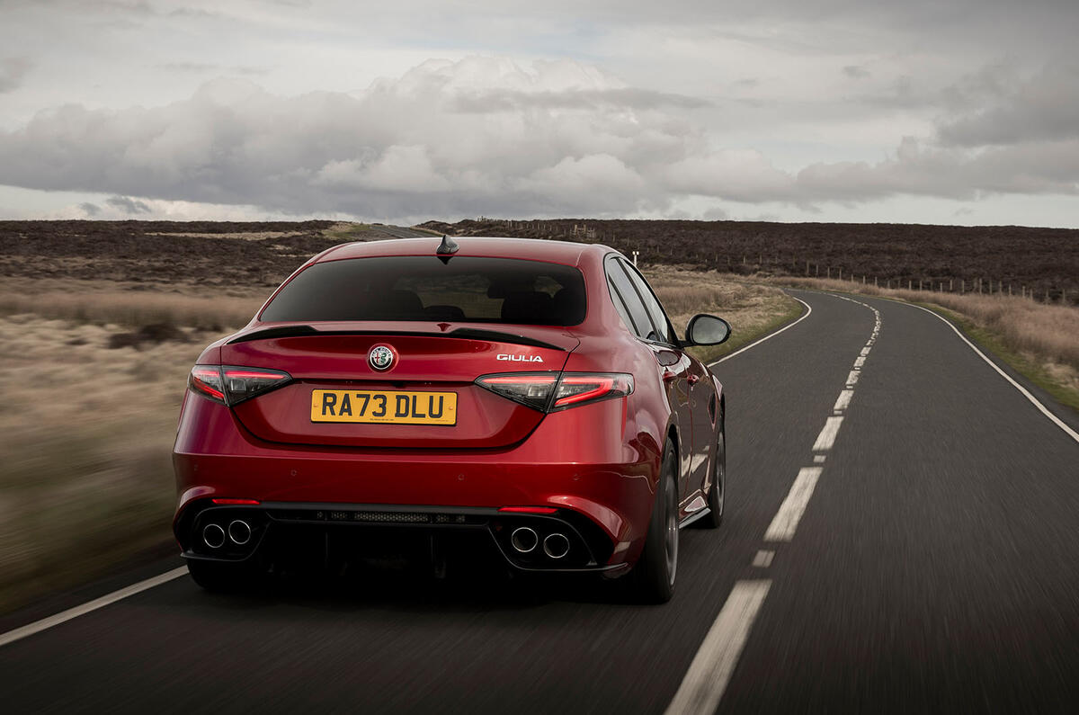 alfa romeo giulia qv review 2025 03 tracking rear alfa romeo giulia qv review 2025 03 tracking rear
