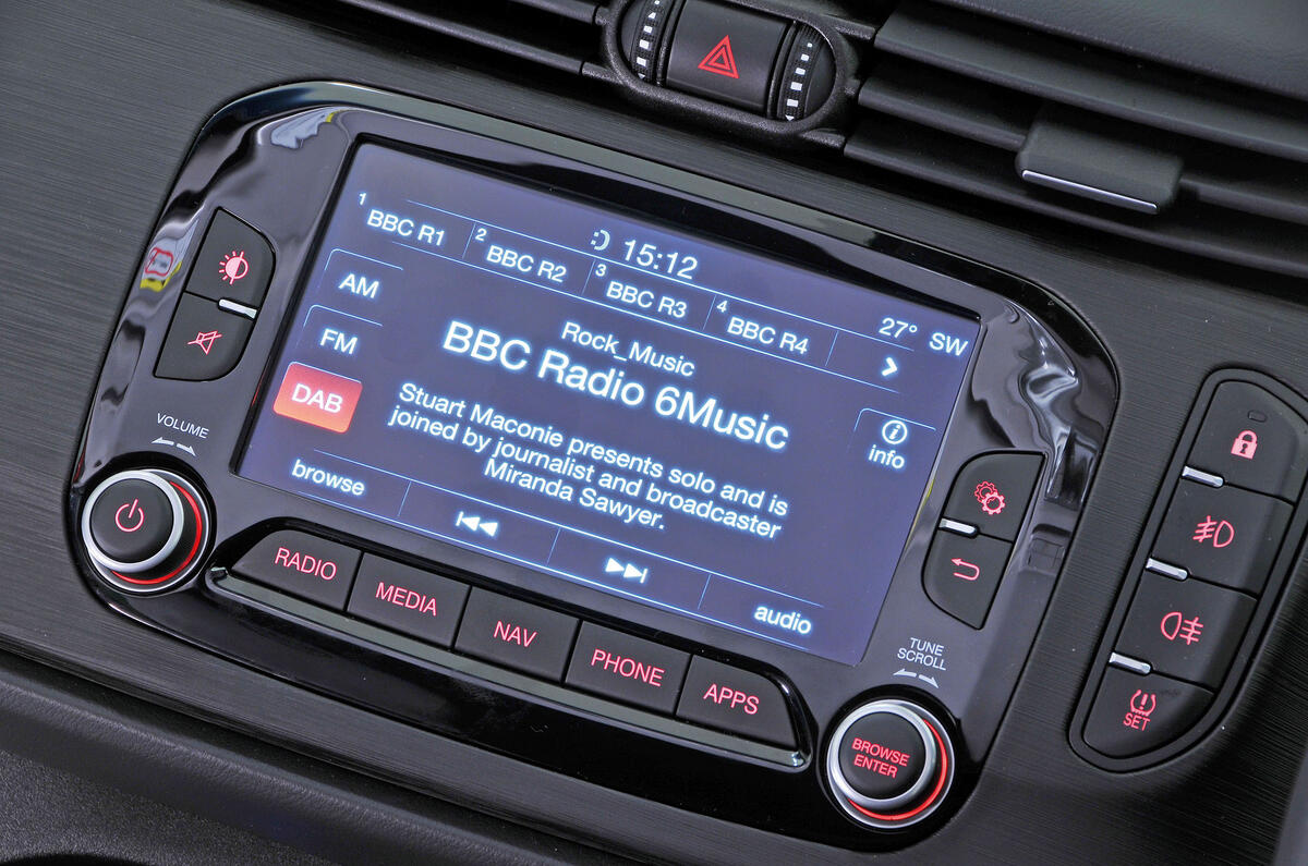 Alfa Romeo Giulietta Uconnect infotainment