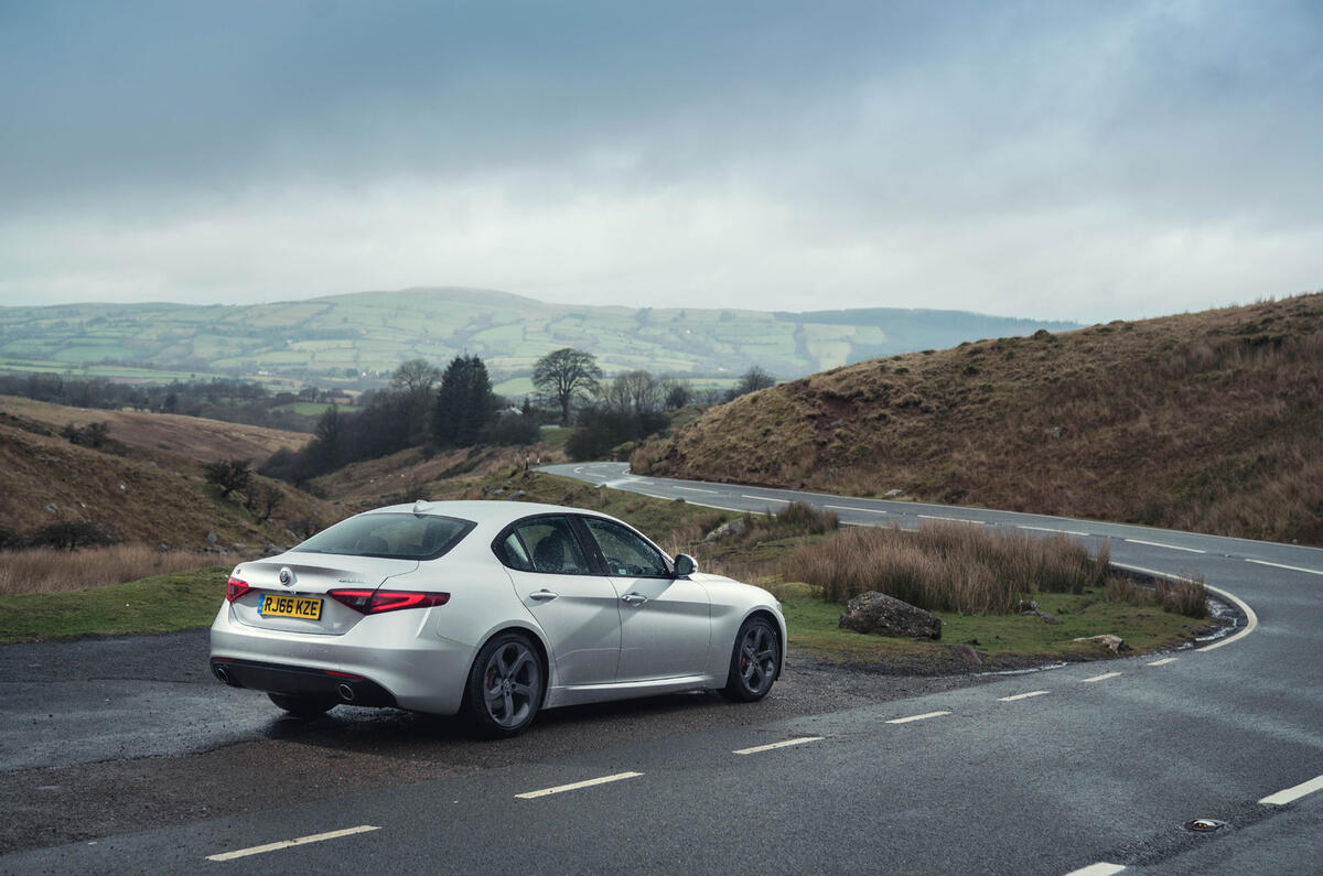 Alfa Romeo Giulia rear quarter