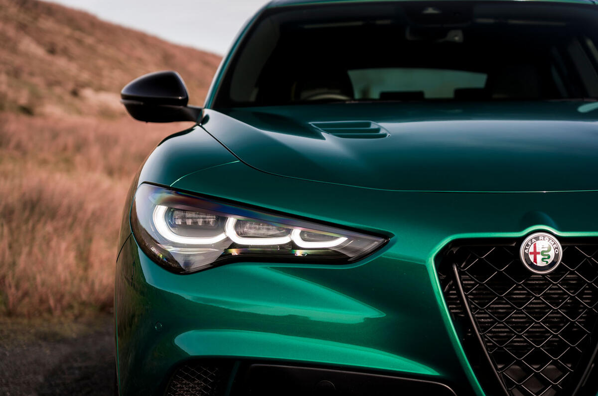 alfa romeo stelvio qv review 2024 04 headlights alfa romeo stelvio qv review 2024 04 headlights