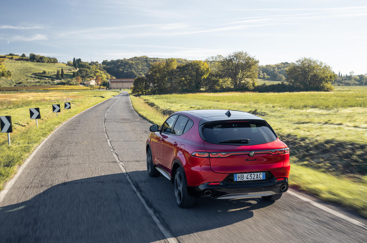Alfa Romeo Tonale   rear dynamic Alfa Romeo Tonale   rear dynamic