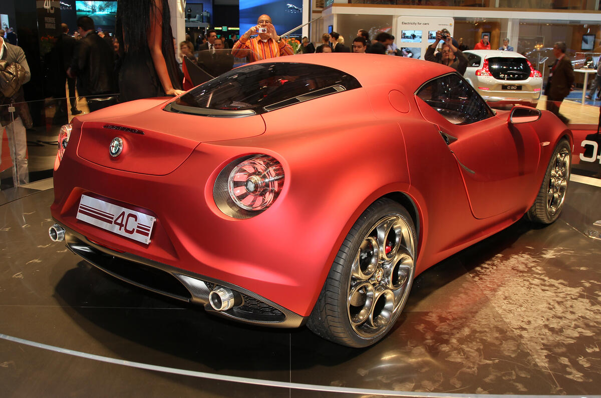 no title Geneva motor show: Alfa Romeo 4C