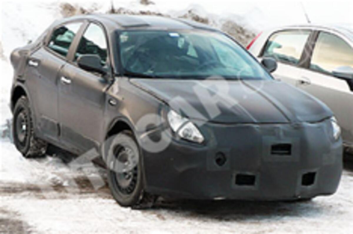 Alfa Romeo Milano caught testing