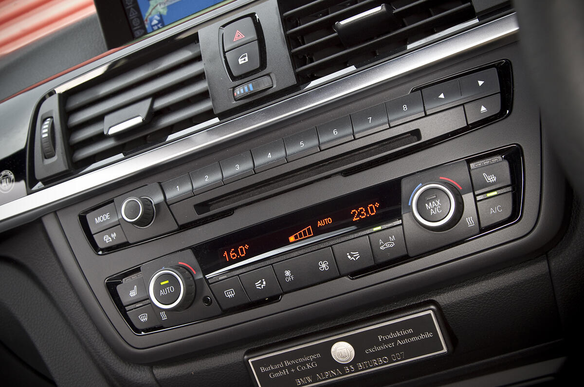 Alpina B3 Biturbo's climate control