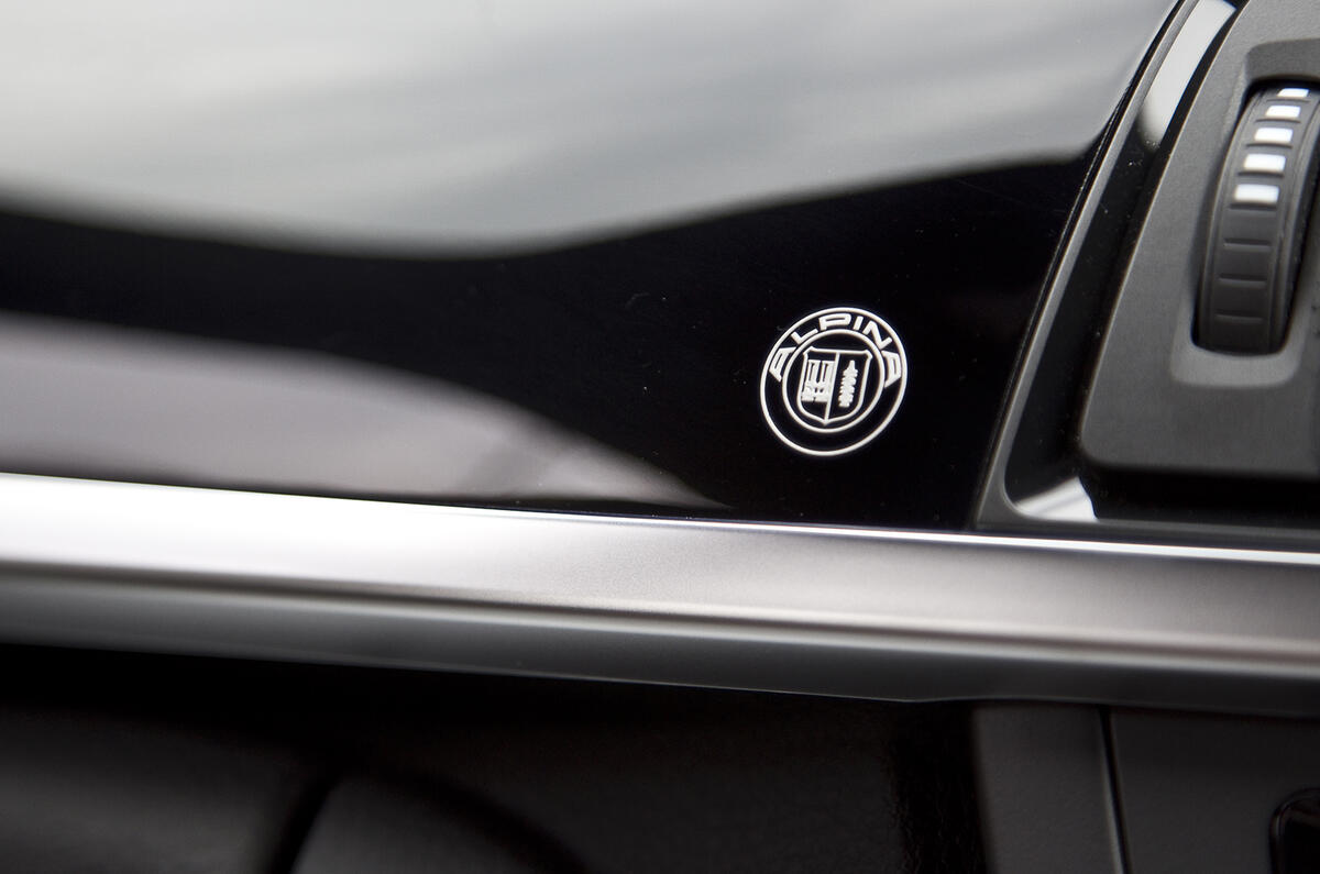 Interior Alpina decals on the B3