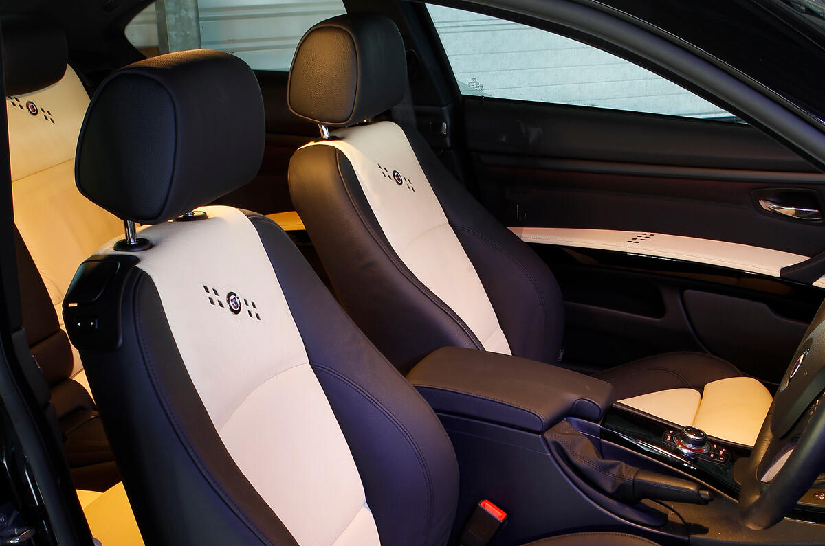 Front seats in the Alpina B3 S