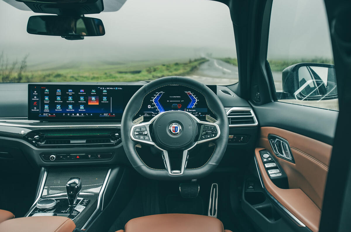Alpina B3 GT review 2025 005 dash Alpina B3 GT review 2025 005 dash