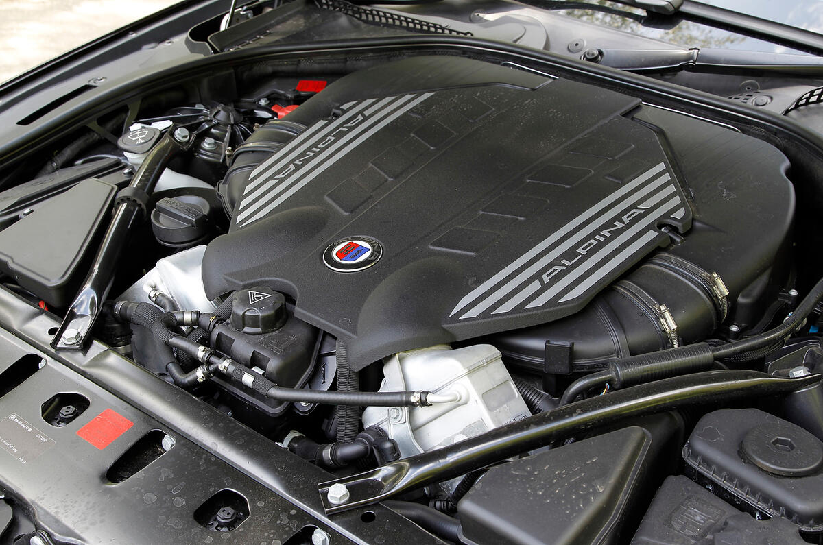 Alpina D5's 4.4-litre V8 engine