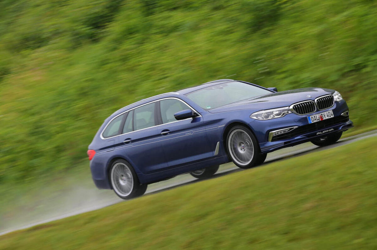 Alpina B5 cornering