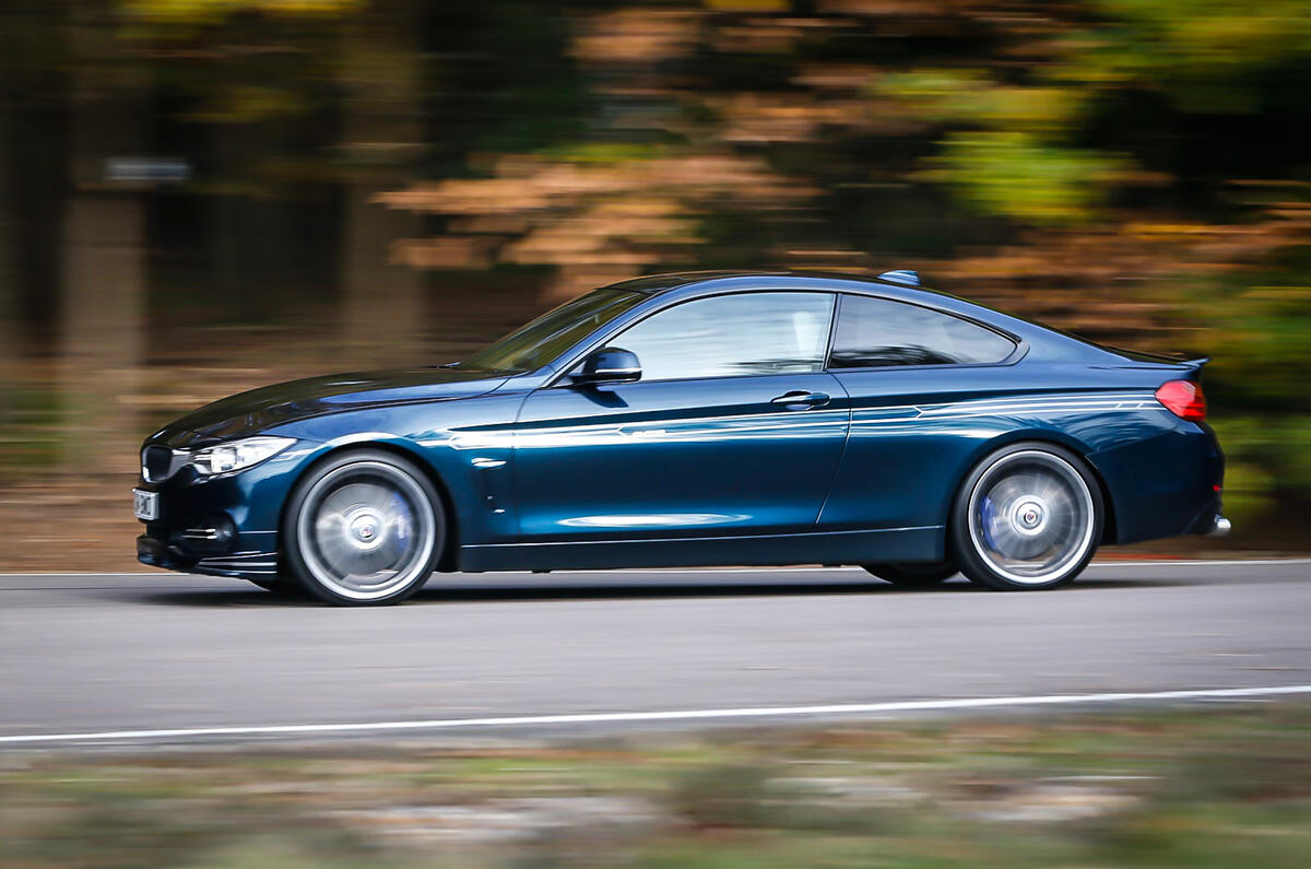 Alpina D4's 0-62mph time is 4.6 seconds