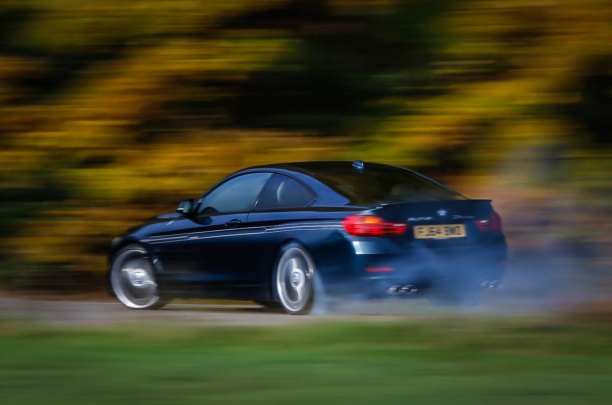 Sideways Alpina D4 Biturbo Coupé