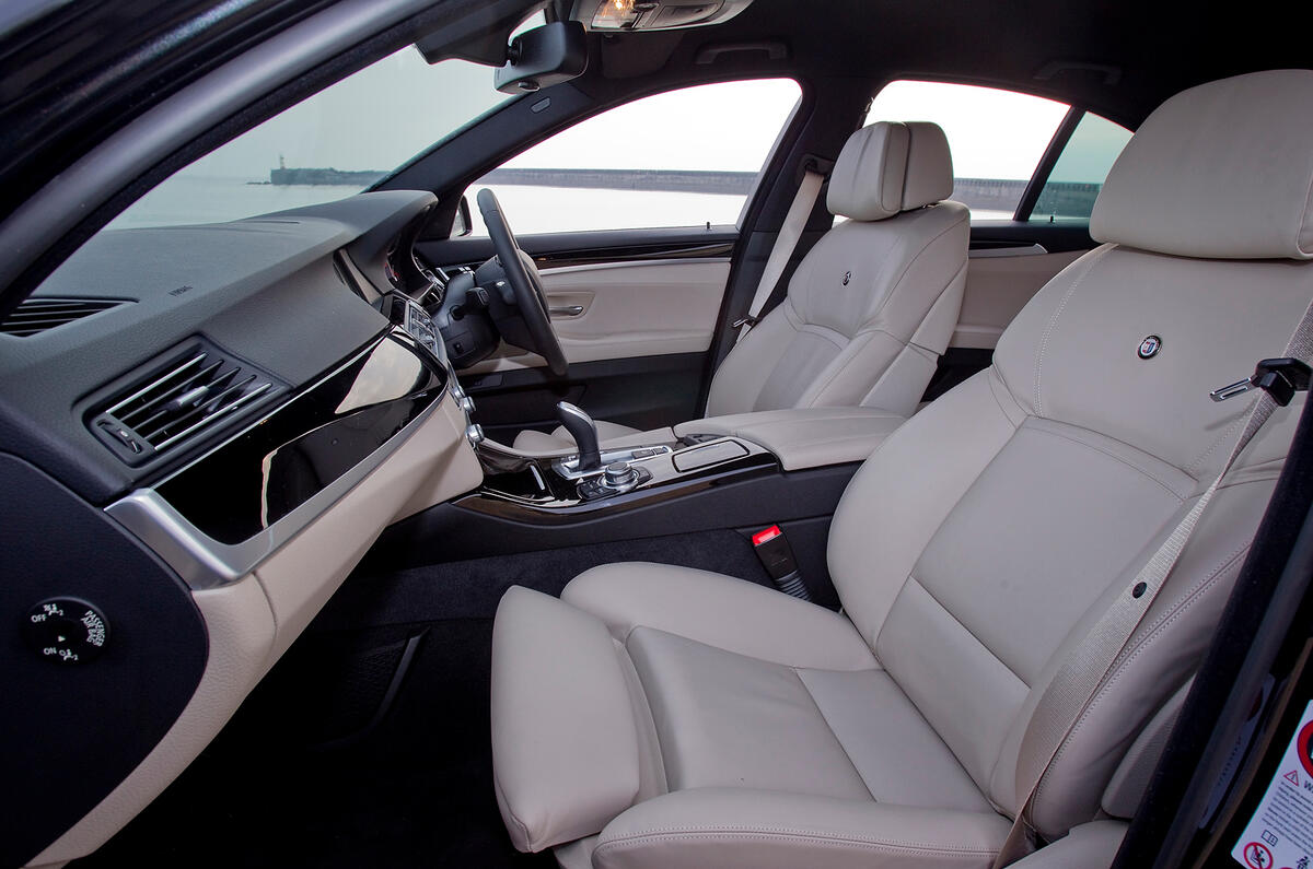Front seats in the Alpina D5