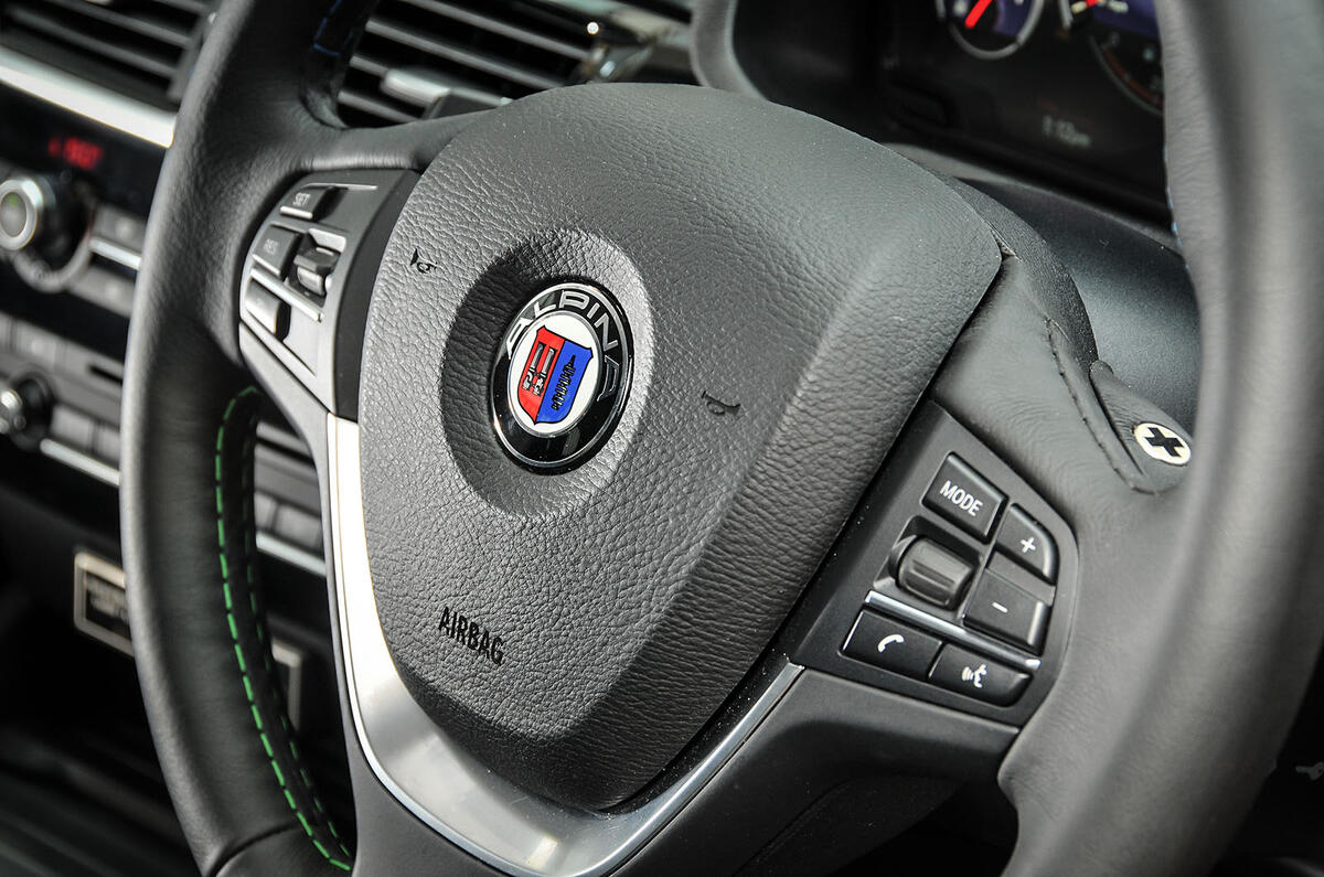 Alpina XD3 steering wheel
