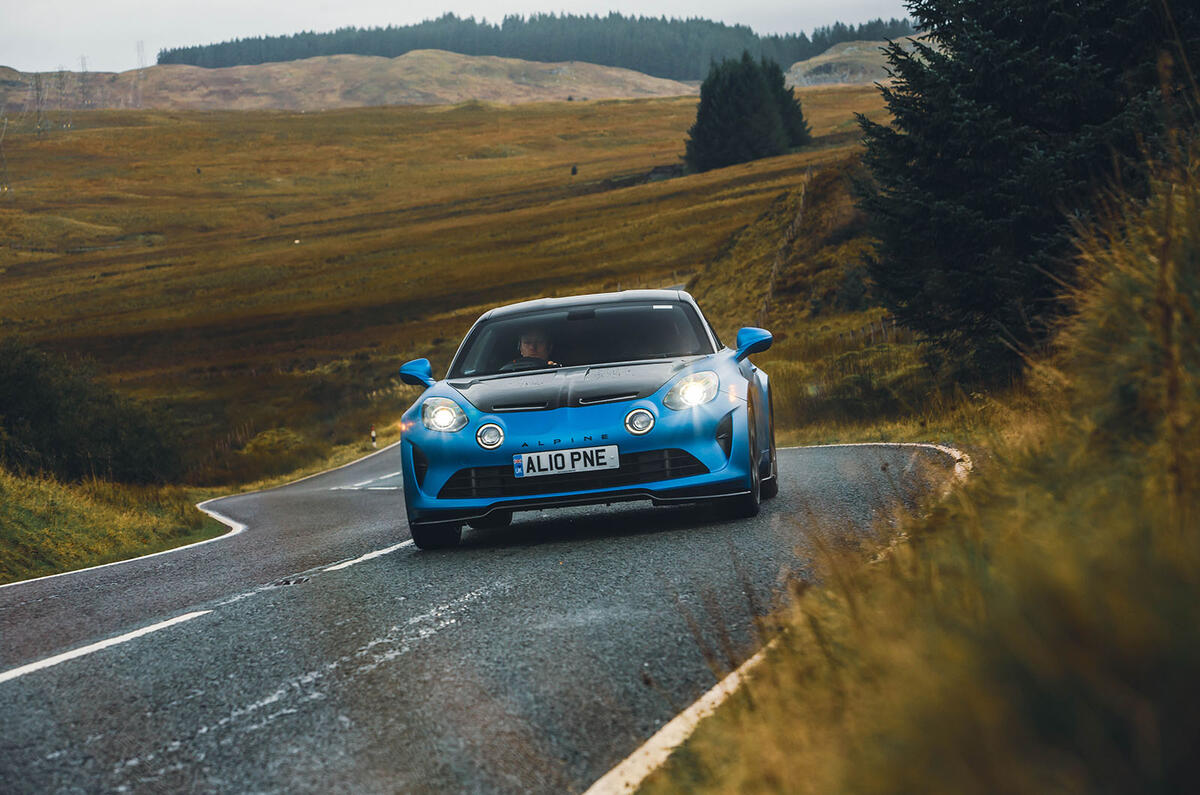 alpine a110r review 2023 03 cornering front alpine a110r review 2023 03 cornering front
