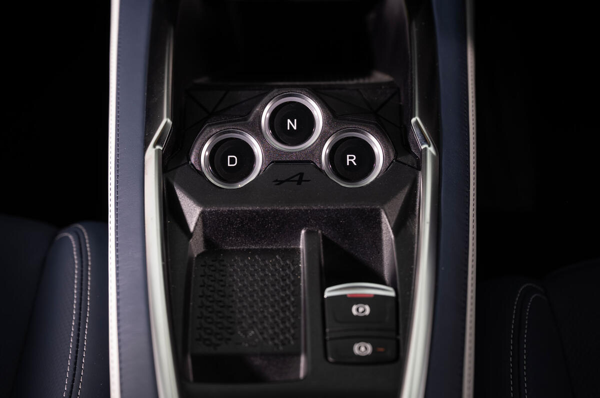 Alpine A290 GTS review 202517 drive buttons Alpine A290 GTS review 202517 drive buttons