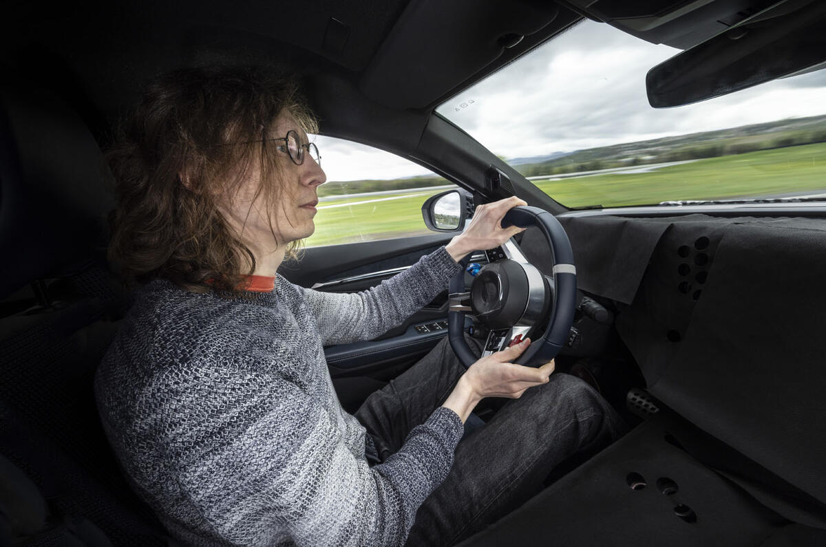 Alpine A390 prototype interior
