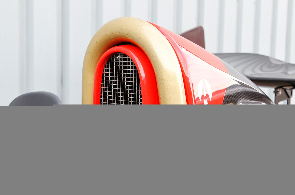 F1-style air duct in Ariel Atom