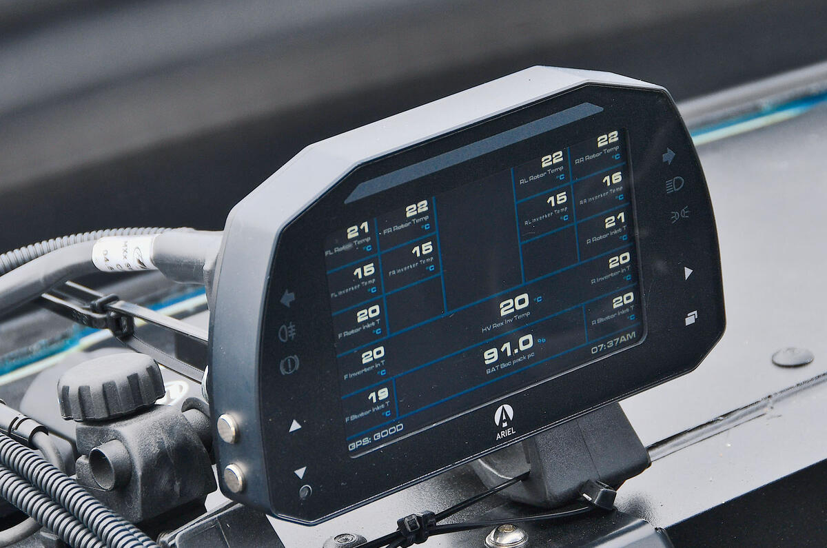 ariel hipercar 2022 instrument screen ariel hipercar 2022 instrument screen