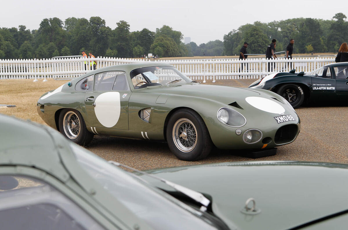 no title Aston Martin celebrates its centenary with display of 101 iconic models